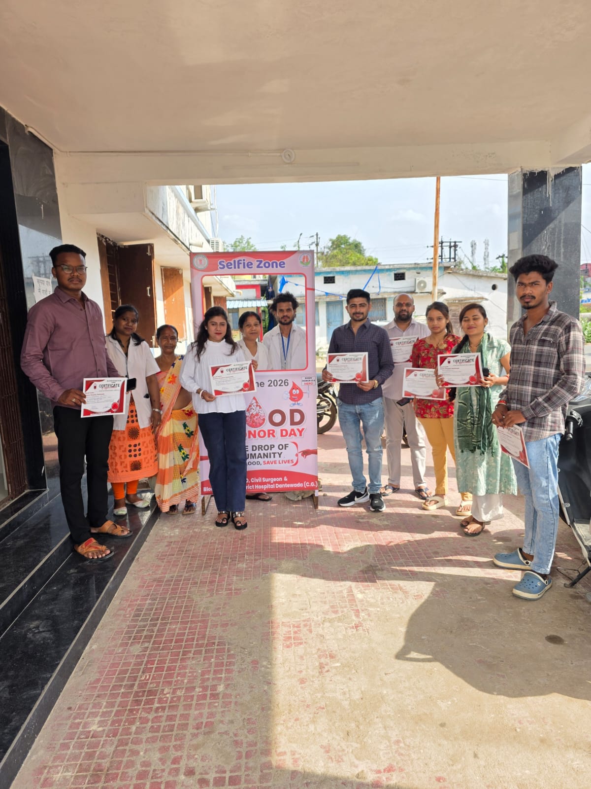 विश्व रक्तदान दिवस पर दिया मानवता का संदेश