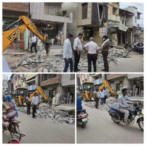  			आमापारा वार्ड में बेहतर जल निकासी व सफाई व्यवस्था हेतु लगातार प्रयासरत हैँ लोक निर्माण विभाग अध्यक्ष विजय मोटवानी व स्वास्थ्य विभाग अध्यक्ष निलेश लुनिया		