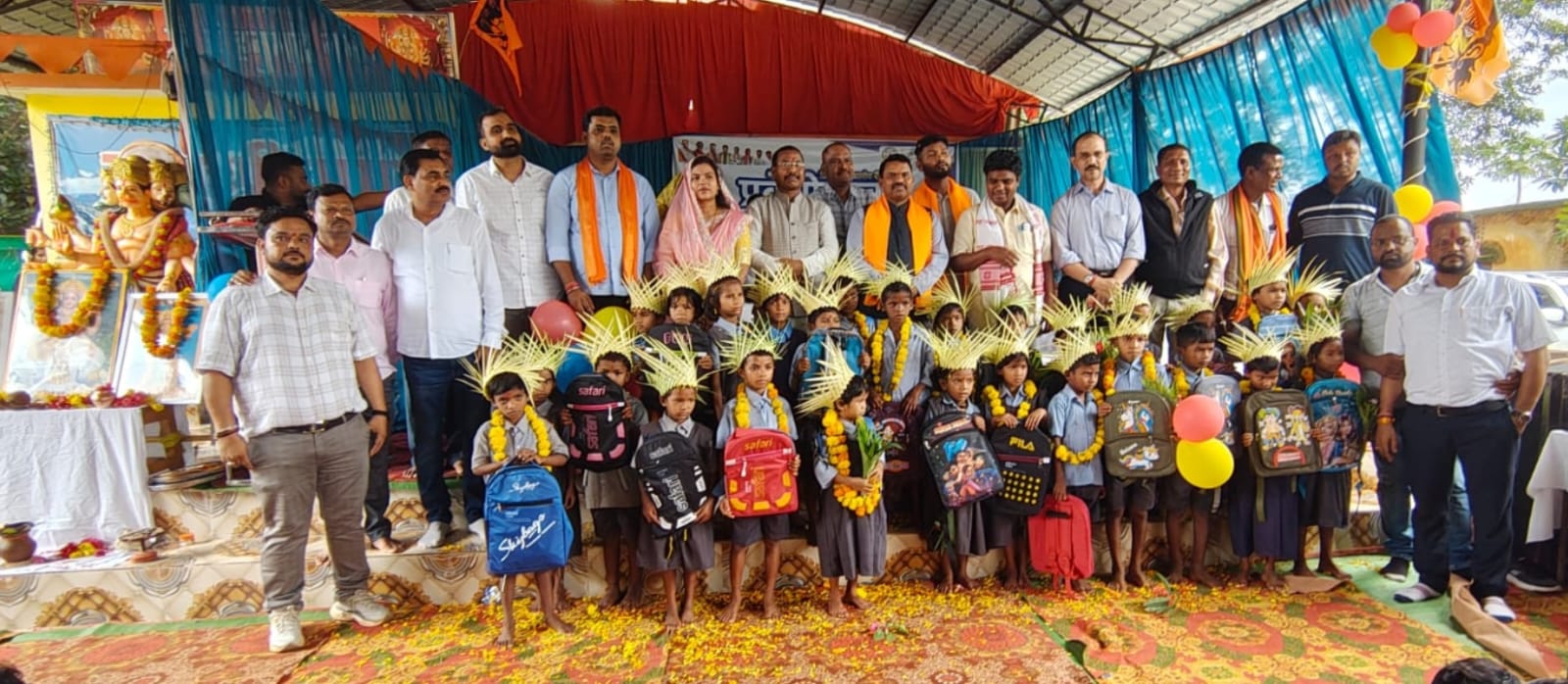 पेंटा में विकासखंड स्तरीय शाला प्रवेश उत्सव हर्षोल्लास के साथ सम्पन्न