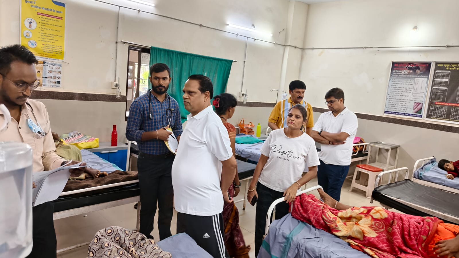 सीएमएचओ ने डोंगरगांव अस्पताल में मरीज की मृत्यु के मामले की जांच की