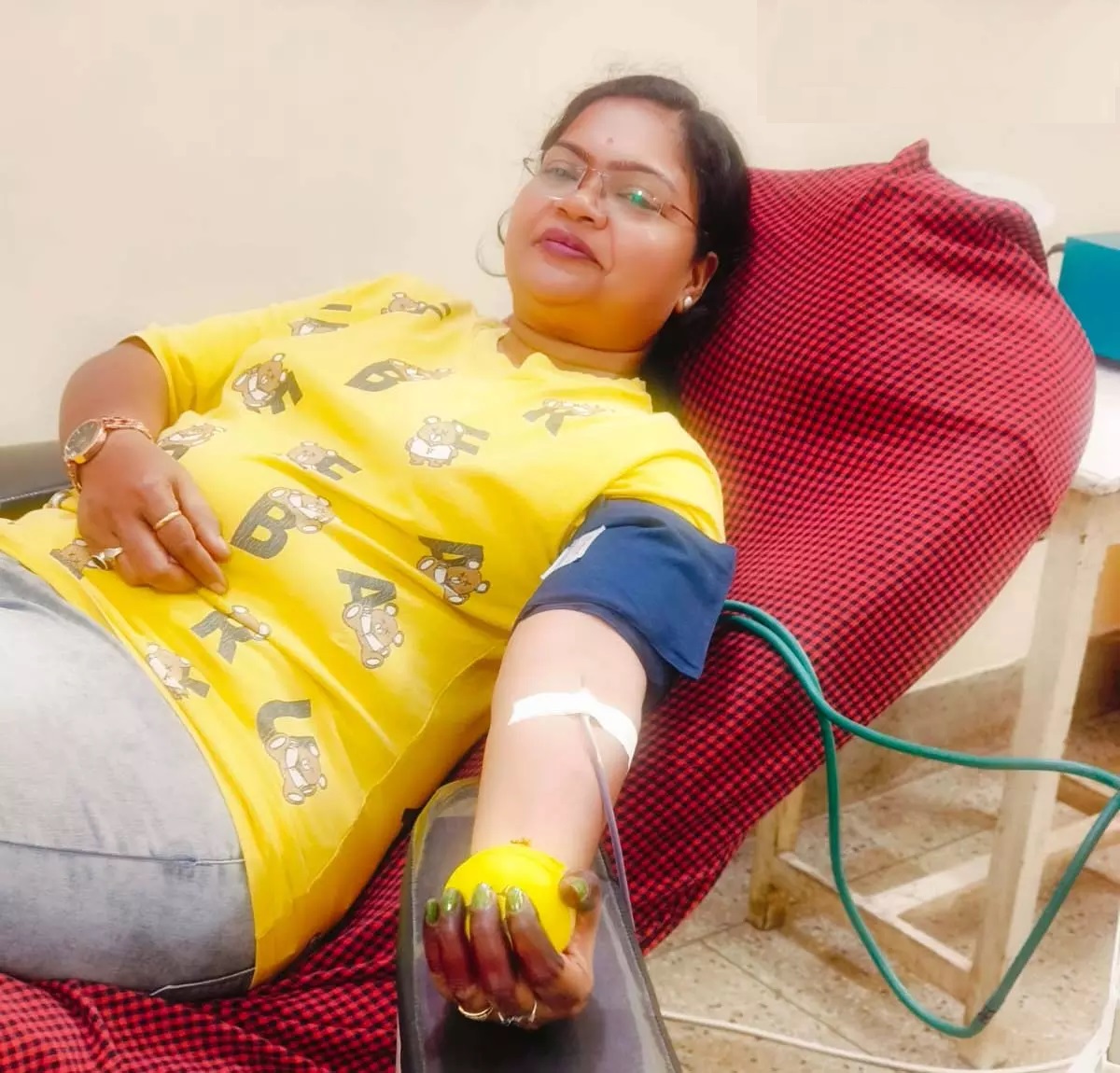  मासूम बच्चे के लिए किया 18वां स्वैच्छिक रक्तदान  