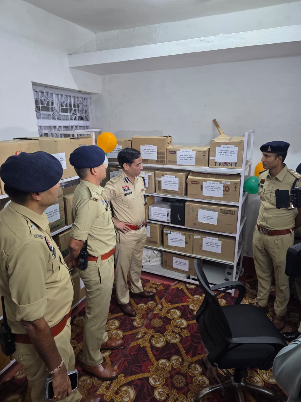 मध्य जोन के सभी थानों में ई-मालखाना प्रणाली प्रारंभ