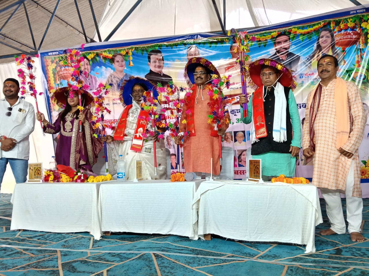 झेरिया यादव समाज का भव्य कृष्ण जन्मोत्सव का सफल आयोजन