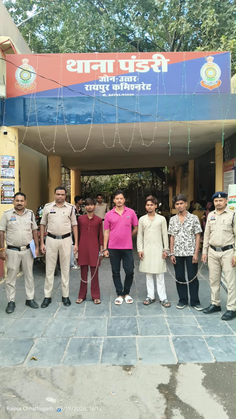 गणेश उत्सव एवं आगामी त्यौहारों के मद्देनजर नॉर्थ जोन पुलिस की लगातार प्रतिबंधात्मक कार्रवाई जारी